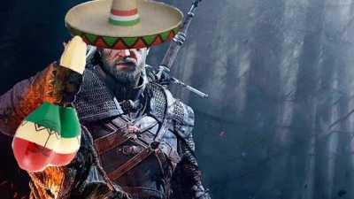 Geralt learns spanish