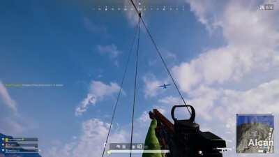 Apparently... popping an emergency aidrop right before the 4th circle closes can cause you to be unable to eject... caution is advised