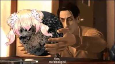 Majima gives you a Nene
