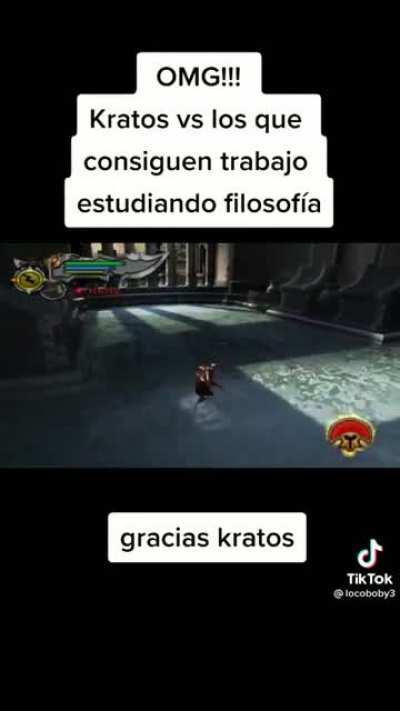 vamos Kratos tu puedes