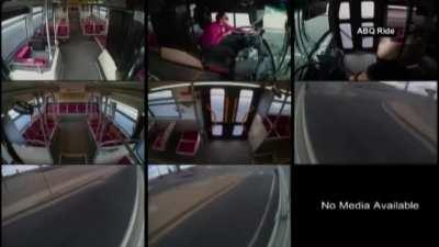 Multiple angles of bus crash
