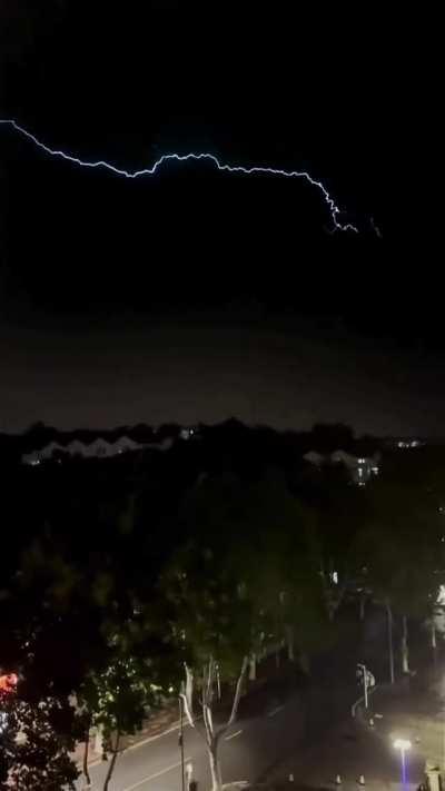 Thunderstorm night show.