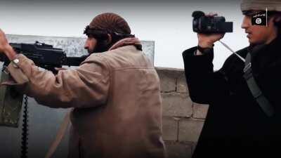 ISIS combat cameraman films his own death