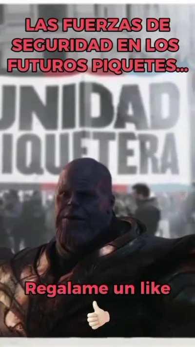 Se me hace que en la primer marcha que haya represión van a buscar un muerto