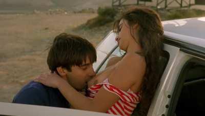 Penelope Cruz getting her tits sucked