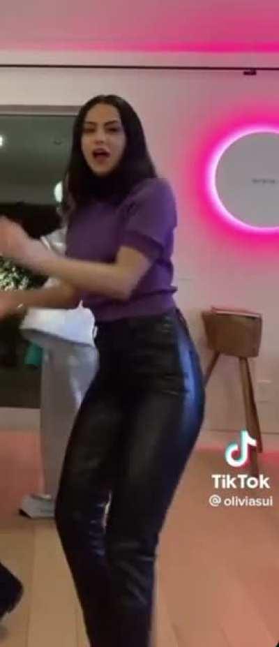 Dancing in leather trousers