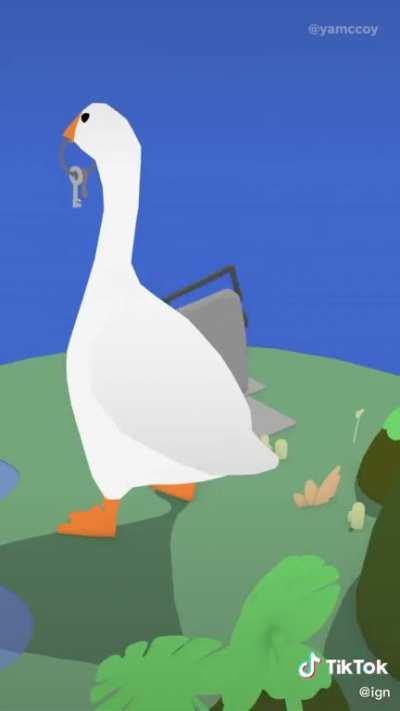 That goose can really back it up [Credit: IGN]