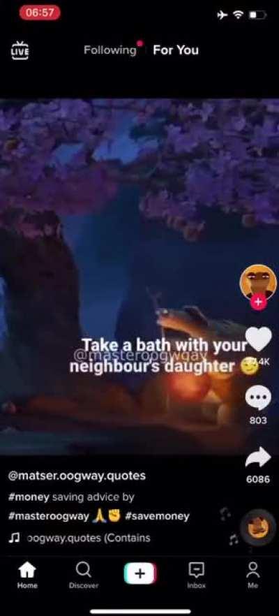 If you want to save water