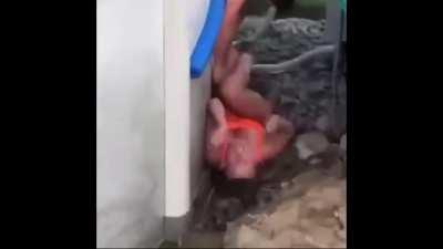 Hurt on the outside and dead on the inside. That final clap though 😂