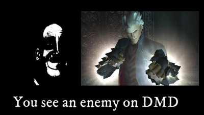 Playing dmc3 DMD for the first time