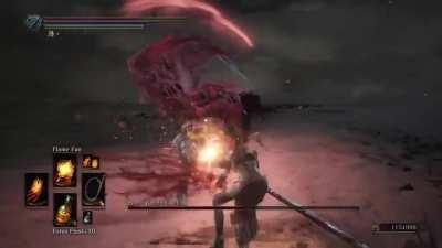 Defeating Gael every day until I go Hollow. (Day 79: Desert Pyromancer)