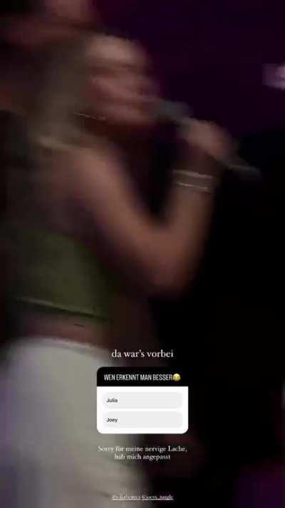 Ein paar EindrÃ¼cke von ihrem Live-Podcast mit Joey vom 03.07.23