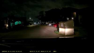 Idiot never saw me as I passed. Claimed he was on the phone arguing with someone at the time.