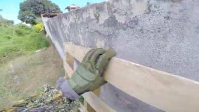 Fist game with my Ares DSR-1 gas powered sniper rifle.