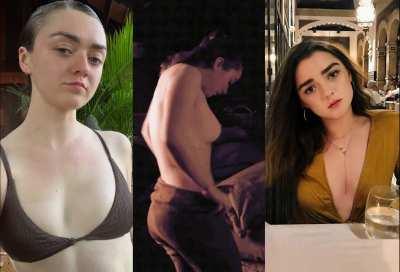 Maisie Williams tells you that she's going to use your face for hours. How do you react?
