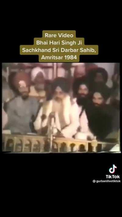 RARE VIDEO: Sri Darbar Sahib Amritsar 1984