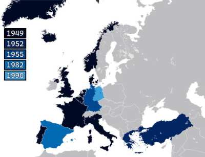 There’s this GIF shows countries who joined NATO I thought it’d be interesting to show to others. 