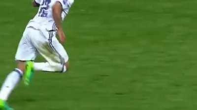 Marcelo's skill against Bayern Munich in Champions League.