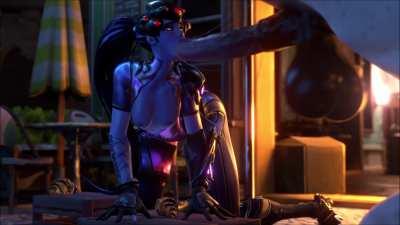 *Warning Beastality* Widowmaker x horse (theBartender) [Overwatch]