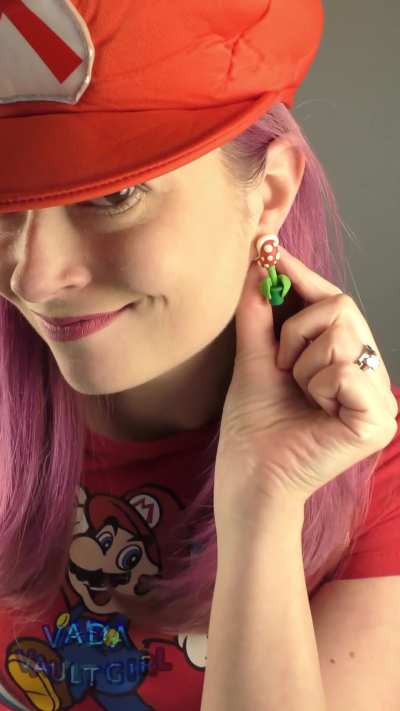 Piranha plant earrings [F]