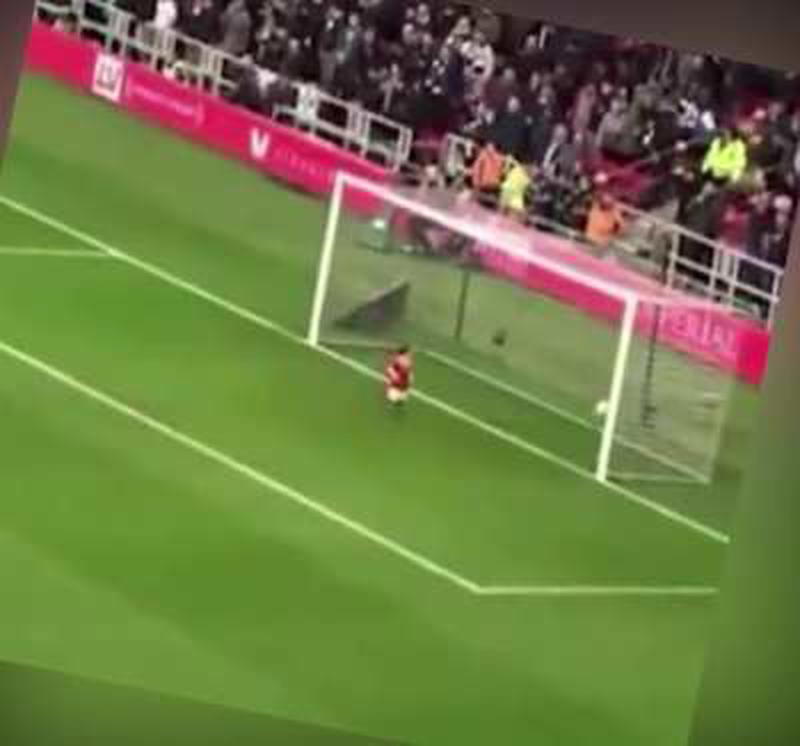 Kid decides to begin the match while the rest of the players are listening to the national anthem