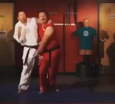 My lifetime experience dealing with government summed up in 60 seconds. I'm the guy in the white gi.