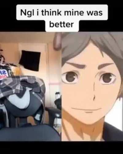 His was definitely better.