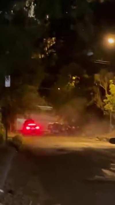 A tesla on Falcon 9 mode.