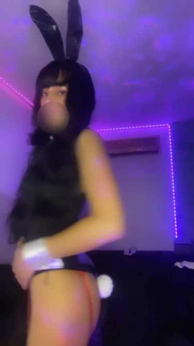 Would you want to breed an Asian TGirl playboy bunny?