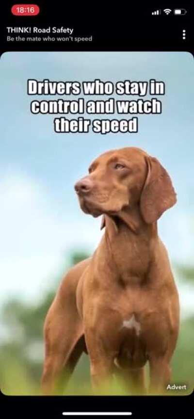 This advert on my Snapchat