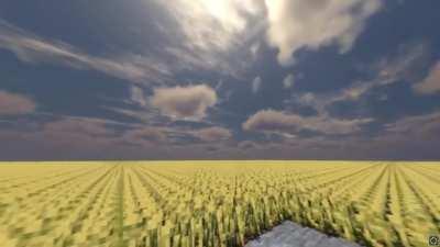 I recreated the ending of a certain old game in Minecraft