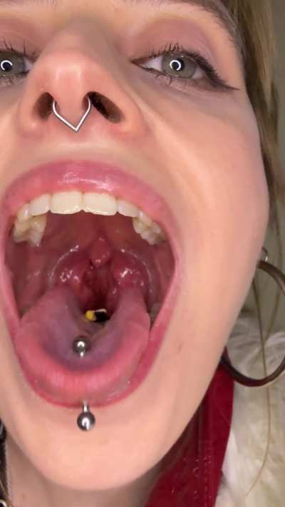 My tongue is teasing what my throat is about to claim.{vore}