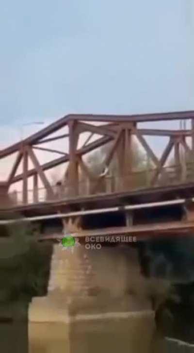 Jumping from a bridge