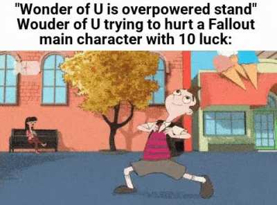 The the Fallout character with 10 luck will scale If we will use chain scaling?