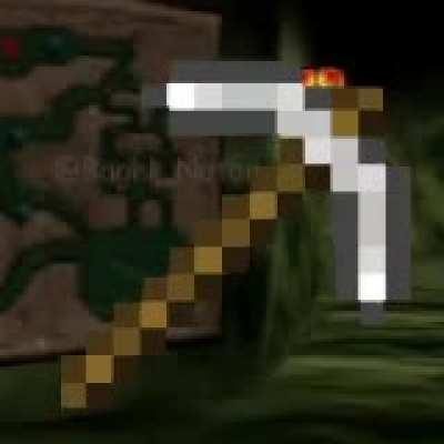 Pickaxe what are you doing in the Hazy Maze Caves of Mario 64?