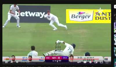 Burger puts Siraj on his ass