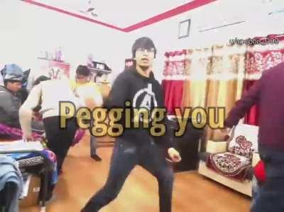 The PEGGING dance 🗿♪(┌・。・)┌ .... Thanks to u/Joel120301 for the initial clips