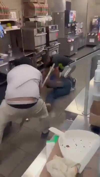 WCGW Stealing from the store in front of the employees.