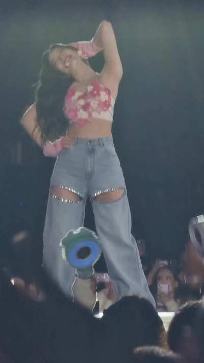 Dahyun hyping up Marvel Stadium