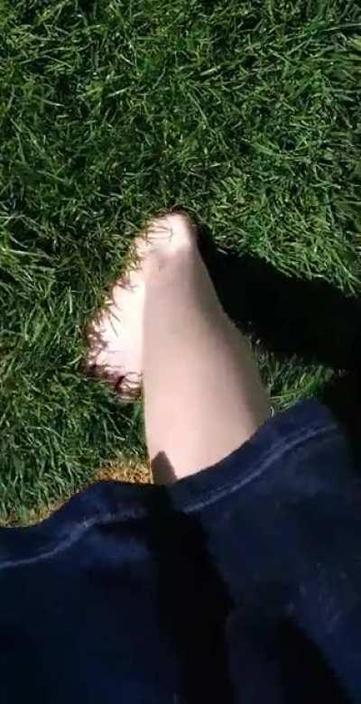 Having some fun outside today <3