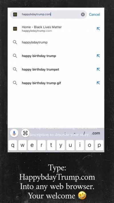 Small justice for BLM