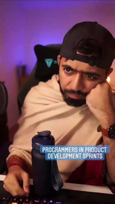 Programmers during hackathons vs usual product sprints!!!