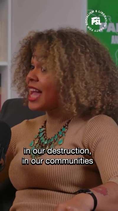 “Representation” in a capitalist system is not representation for the working class at all. To win Black liberation, we need a system that is run by and for the working class, where our needs and well-being are planned for and prioritized. We need sociali