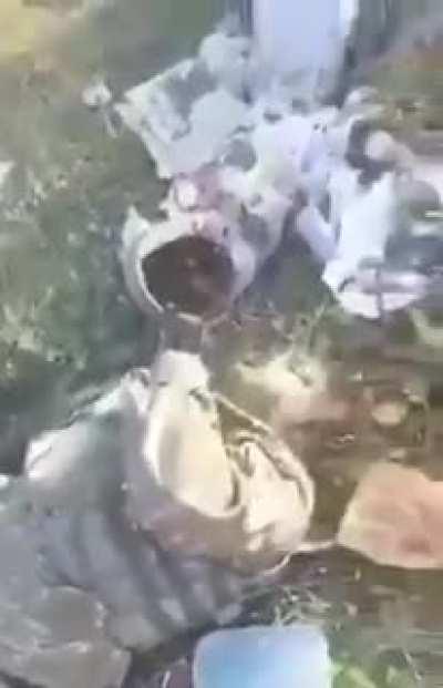 Aftermath of an Azerbaijani ambush against an Armenian unit