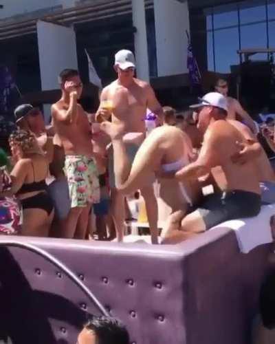 HMC while I do a headstand in some guys lap...