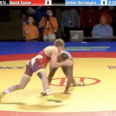 Jordan Burroughs was a beautiful fake out