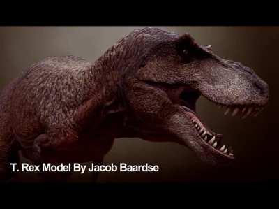 Dinosaur sounds scientifically accurate, Parasaurolophus and T-Rex. (use headphones).