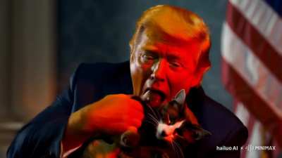 They're eating the cats, they're eating the pets...