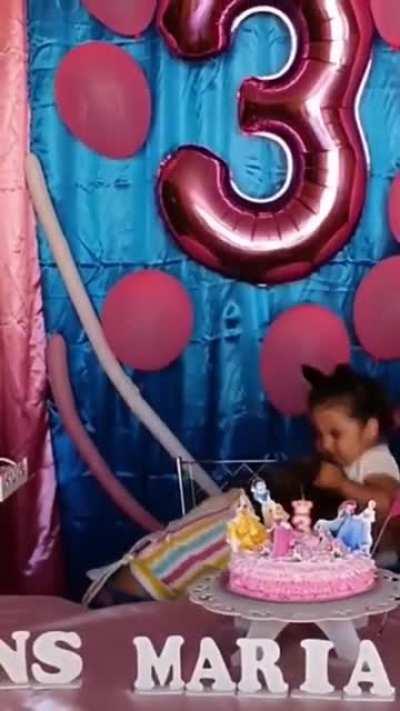 Birthday cake candle