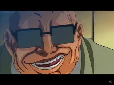 Finally found it. This happens in the manga and was so badass I love they put it in the OG anime.